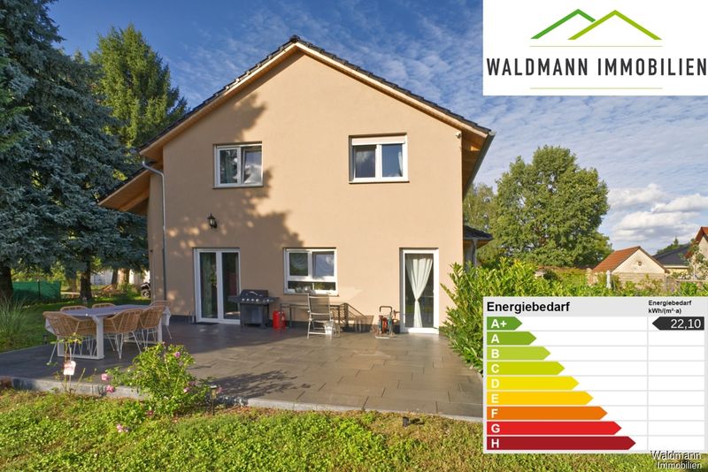 Zukunftssicheres Wohnen in Fredersdorf: Vier Zimmer, zwei Bäder und Effizienzklasse A+, Glasfaser